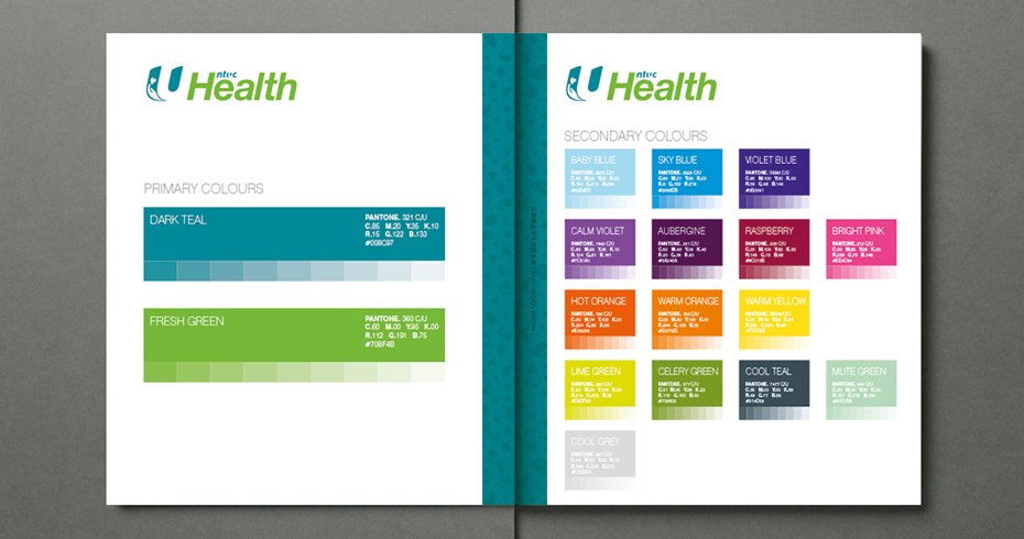 NTUC Health Brand Identity & Collaterals Design